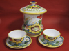 Biscotti jar and cup
