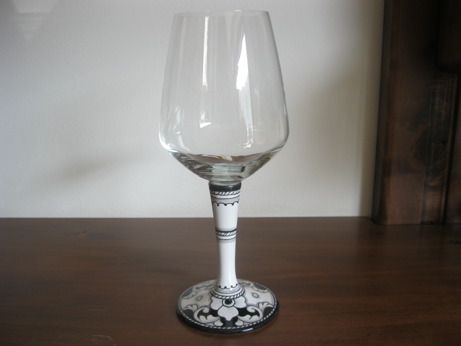 Wine Glass dec.NERO