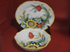 Oval bowl and bowl
